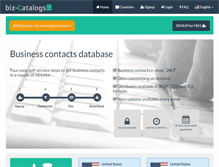 Tablet Screenshot of biz-catalogs.com